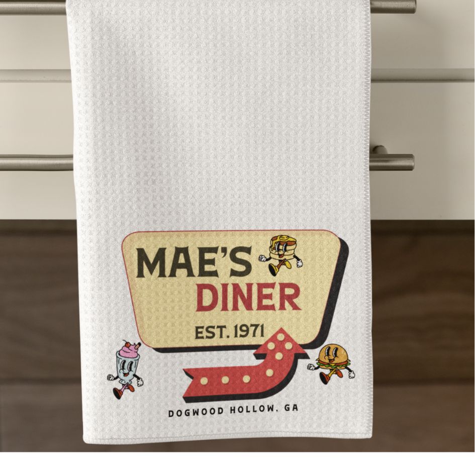 Mae's Diner (Dogwood Hollow) Kitchen Towel