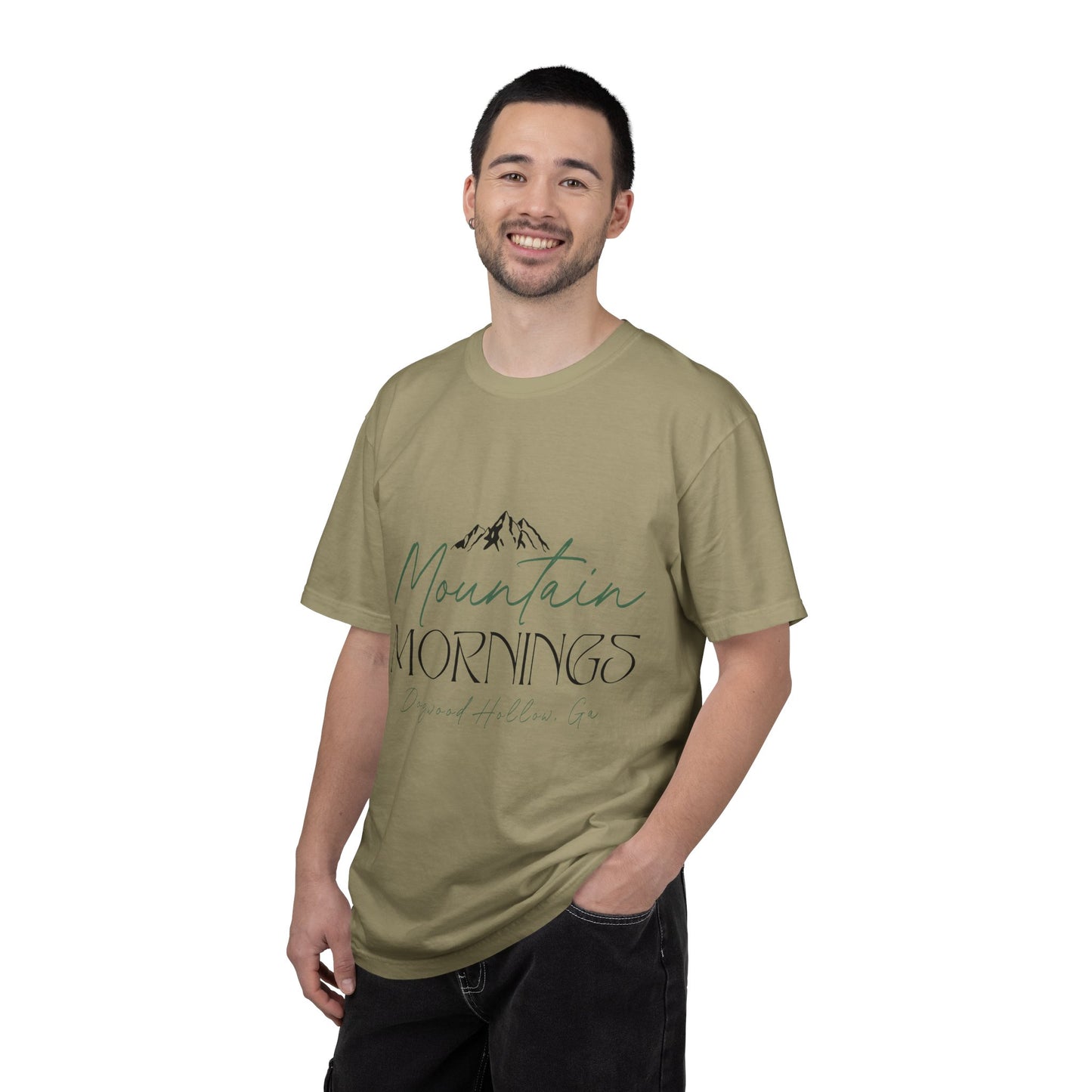 Mountain Mornings Unisex Garment-Dyed T-shirt