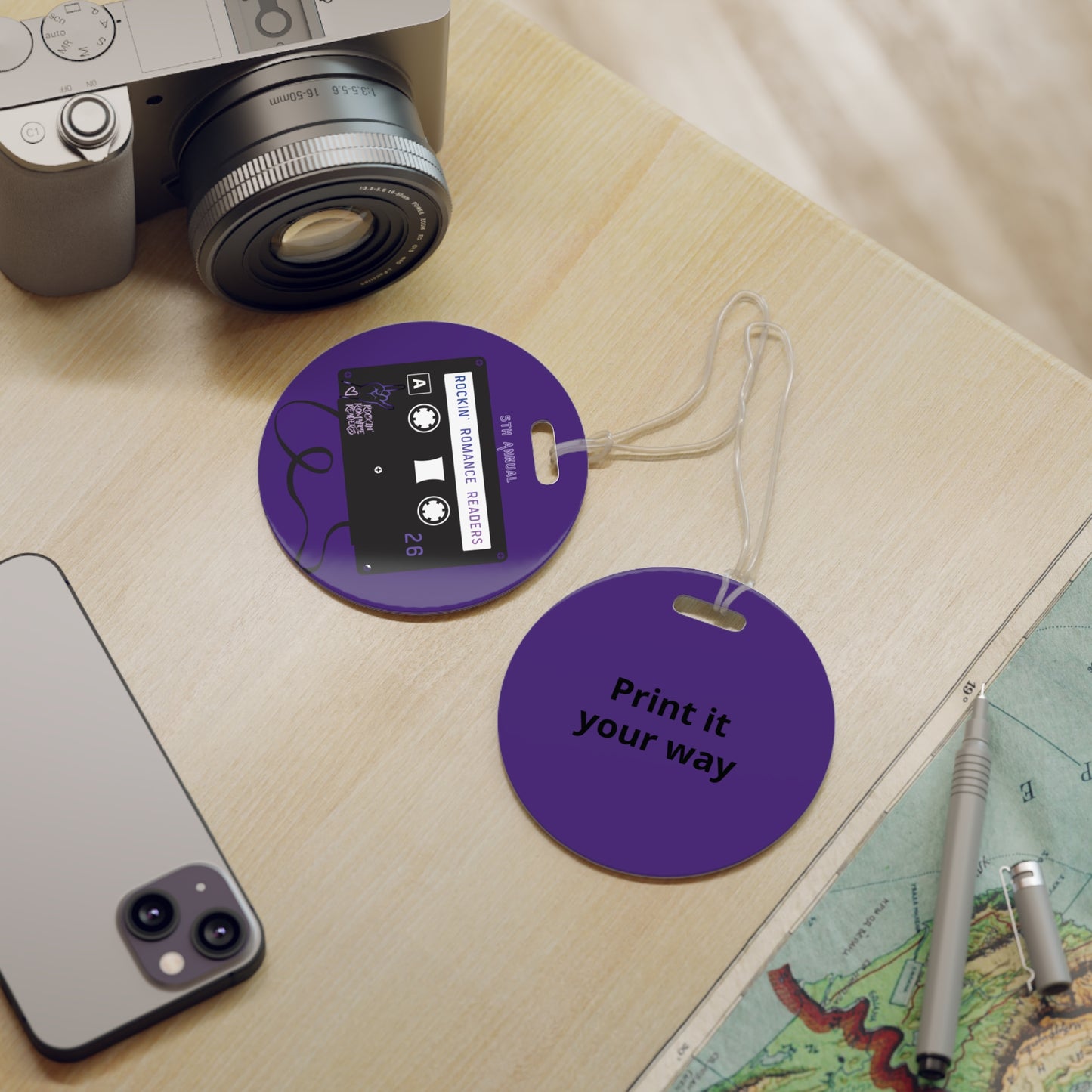 Rockin' Romance Readers Luggage Tags