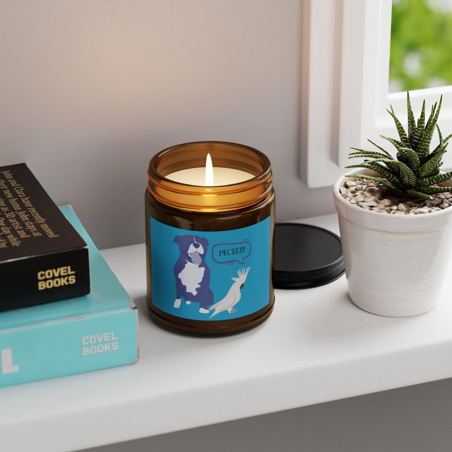 Horatio & Petunia Scented Soy Candle (Multi-Size, Amber Jar)