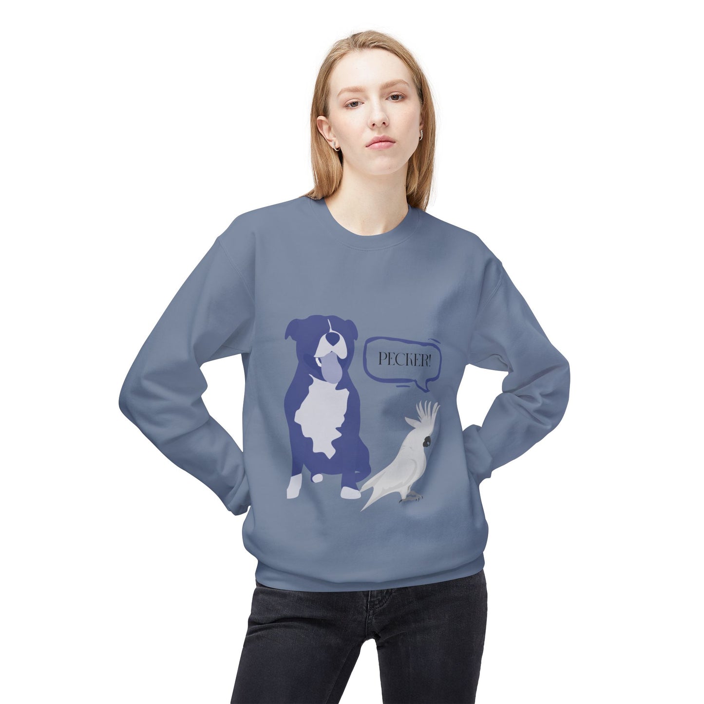 Horatio & Petunia Unisex Midweight Softstyle Fleece Crewneck Sweatshirt