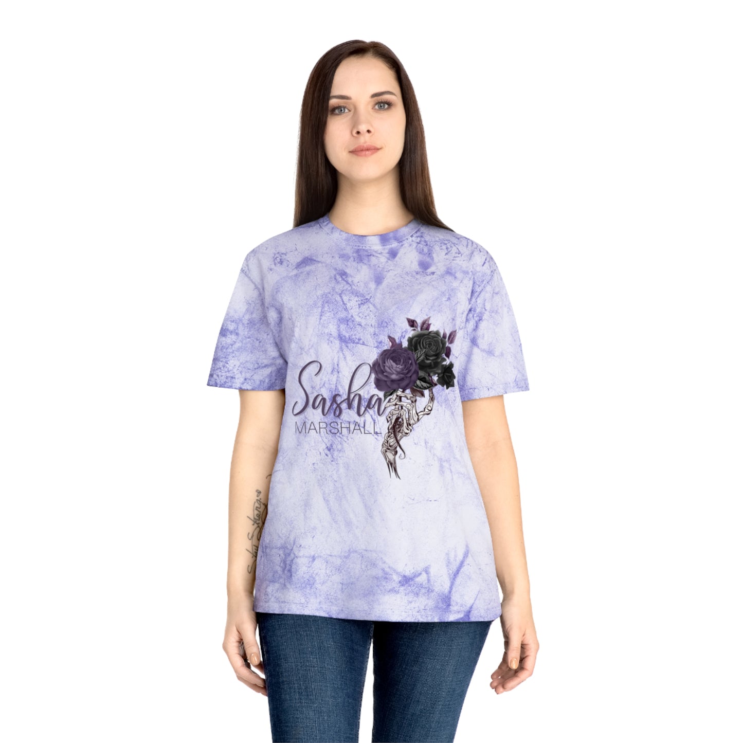 Sasha Marshall Logo Unisex Color Blast T-Shirt