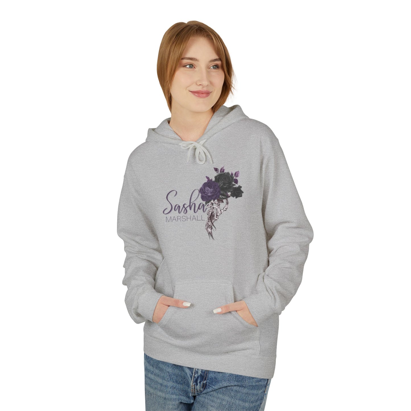 Sasha Marshall Logo Unisex Midweight Softstyle Fleece Hoodie