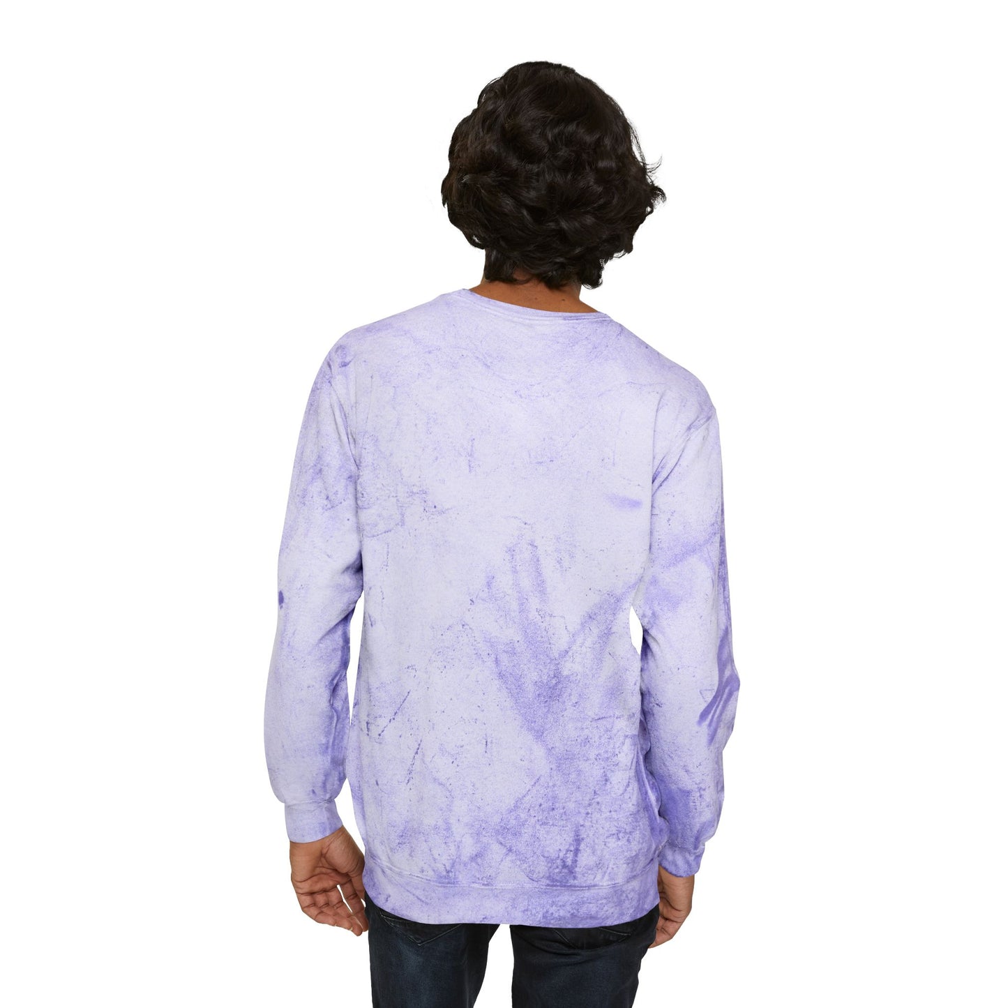 Sasha Marshall Logo Unisex Color Blast Crewneck Sweatshirt
