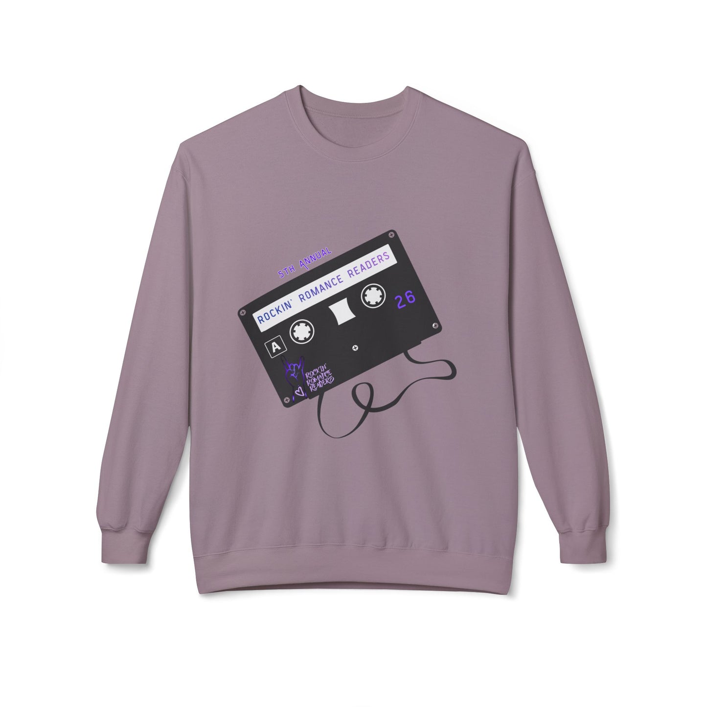 Rockin’ Romance Readers Unisex Midweight Softstyle Fleece Crewneck Sweatshirt