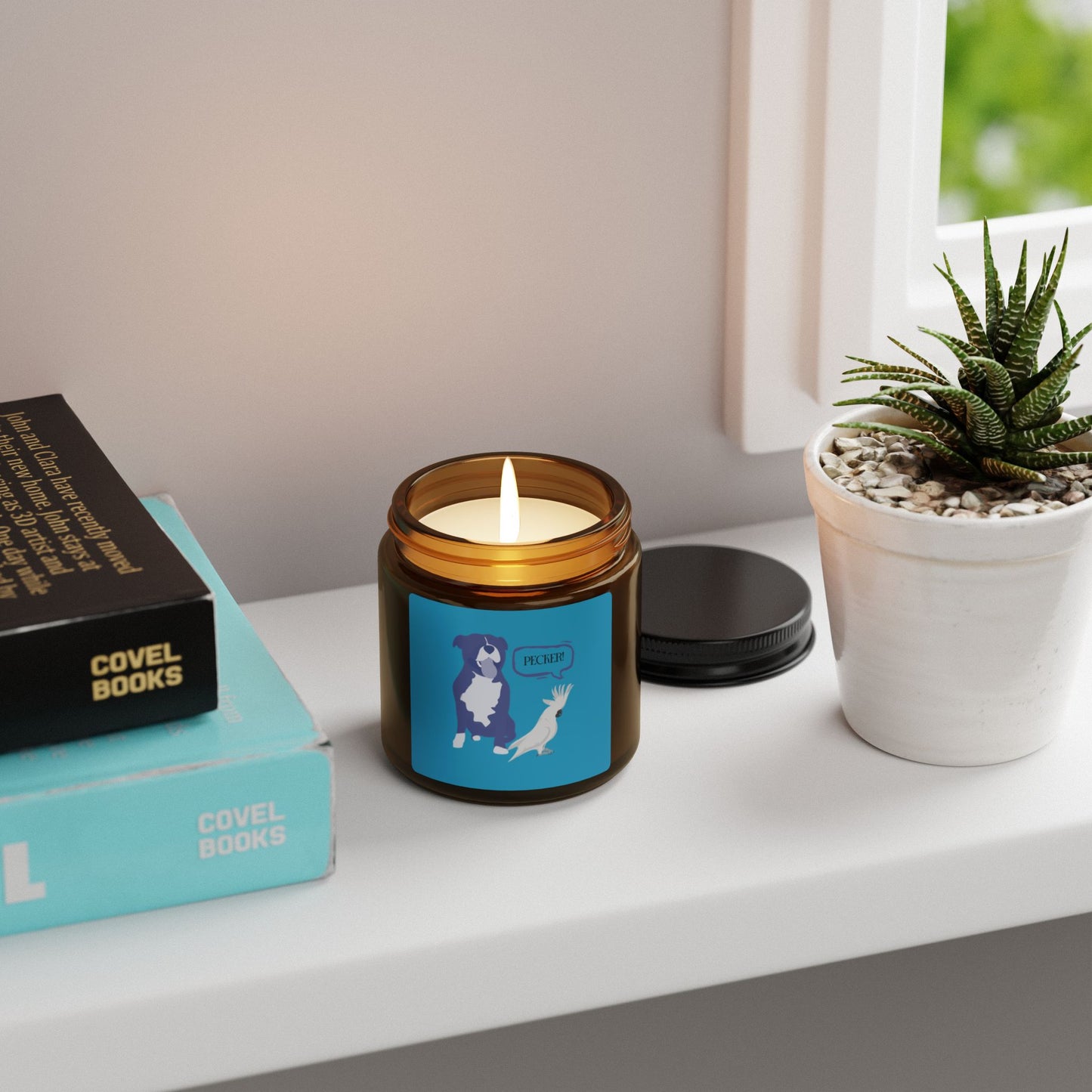 Horatio & Petunia Scented Soy Candle (Multi-Size, Amber Jar)