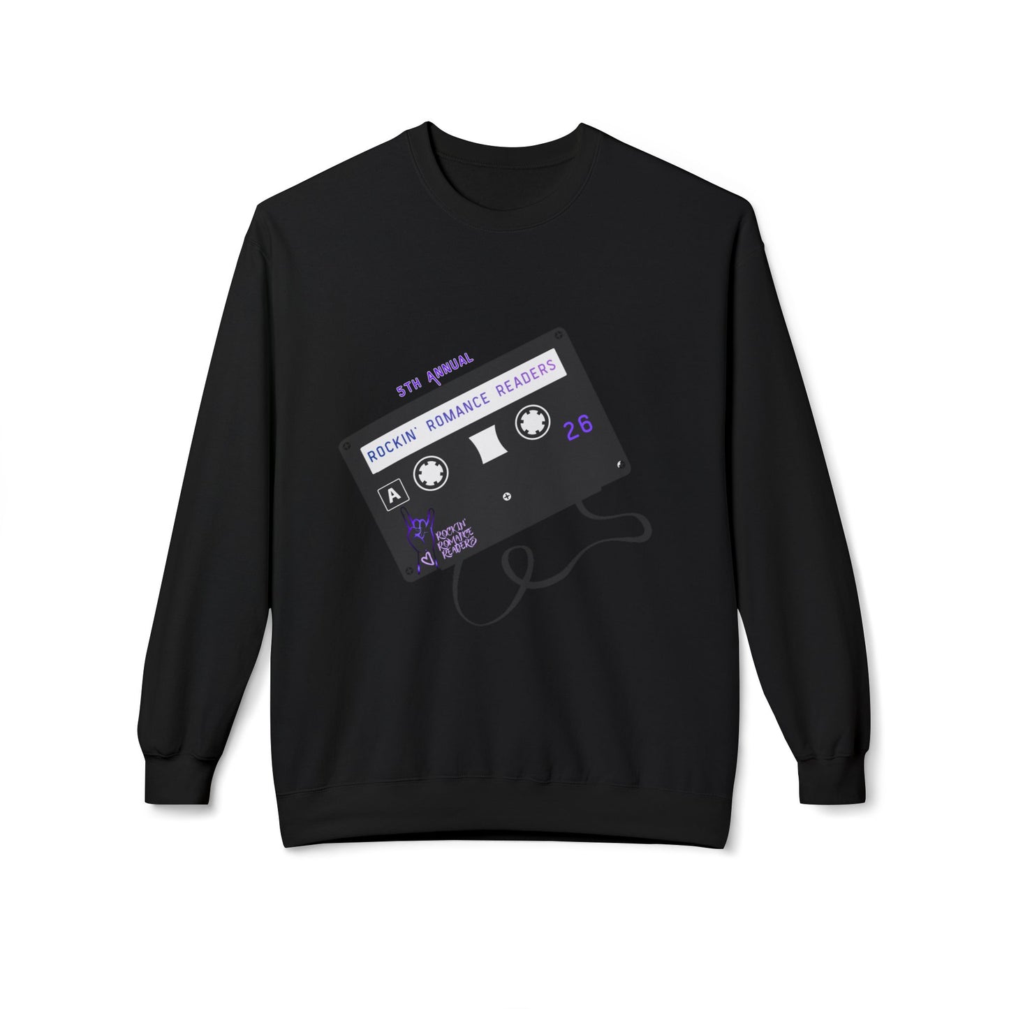 Rockin’ Romance Readers Unisex Midweight Softstyle Fleece Crewneck Sweatshirt