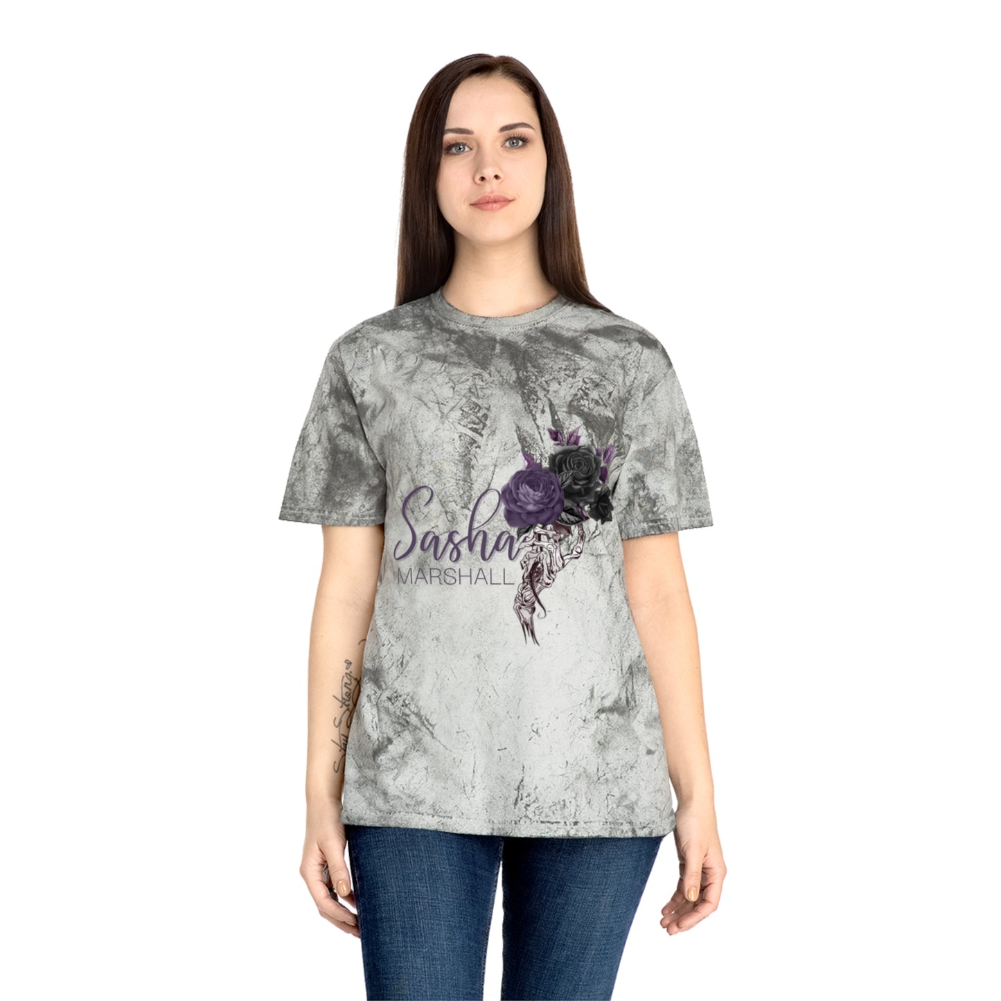 Sasha Marshall Logo Unisex Color Blast T-Shirt