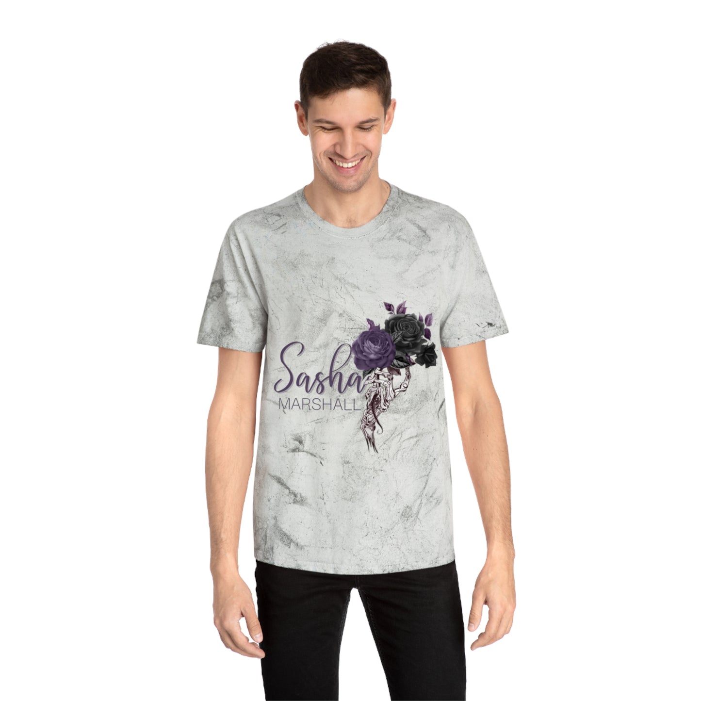 Sasha Marshall Logo Unisex Color Blast T-Shirt