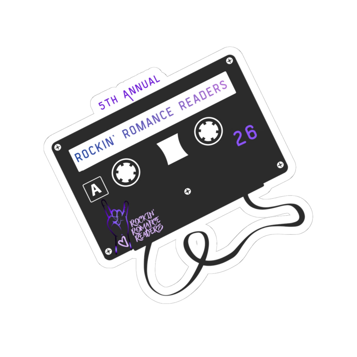 Rockin' Romance Readers Kiss-Cut Stickers
