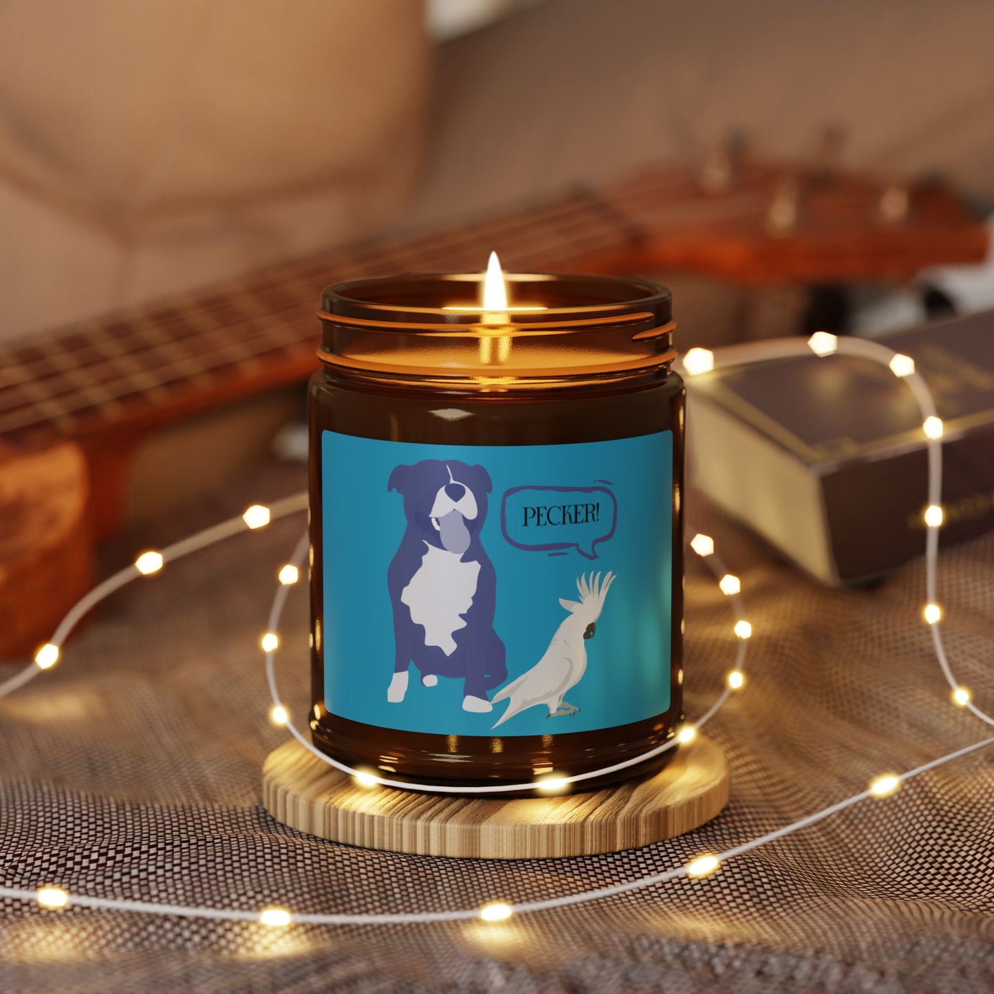 Horatio & Petunia Scented Soy Candle (Multi-Size, Amber Jar)
