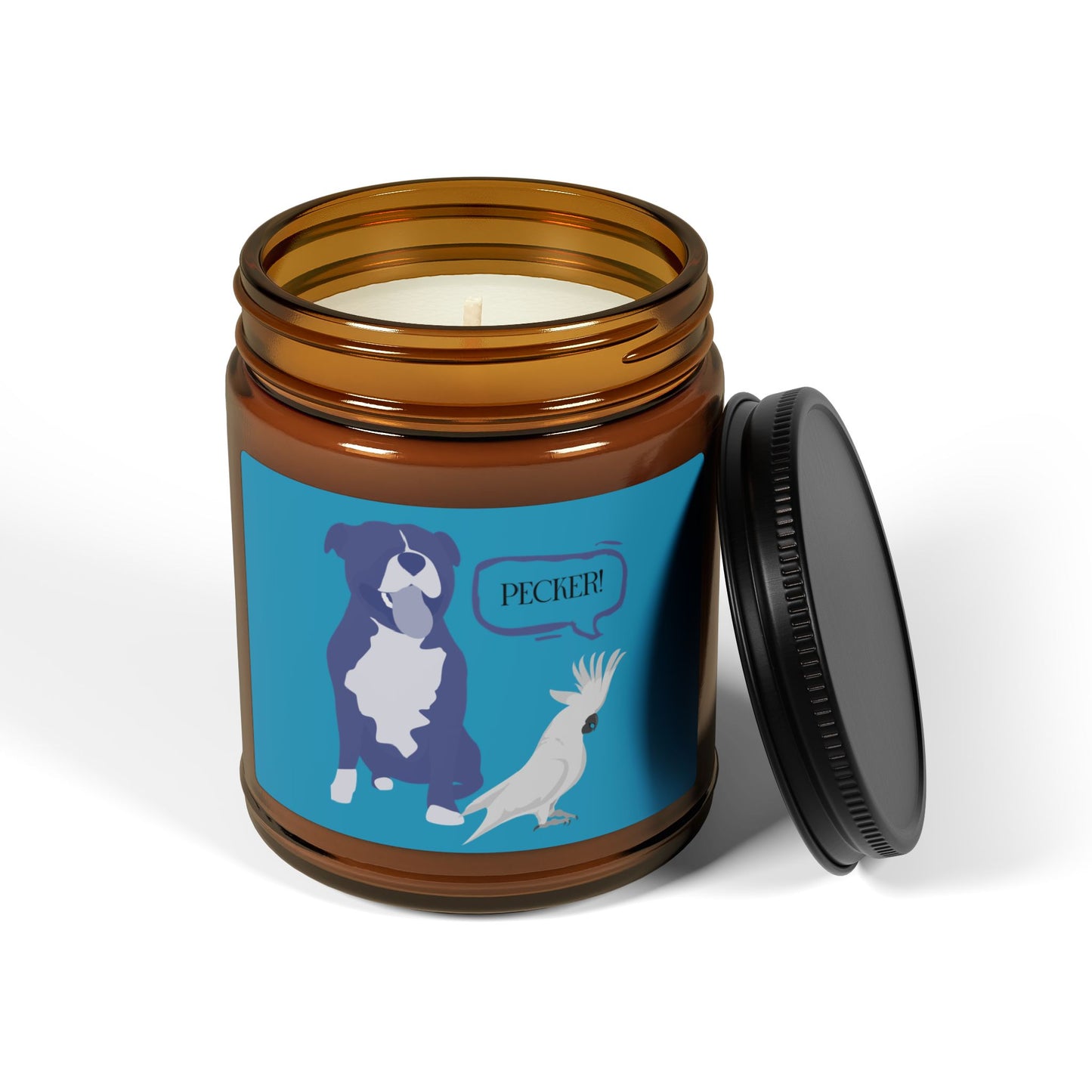 Horatio & Petunia Scented Soy Candle (Multi-Size, Amber Jar)