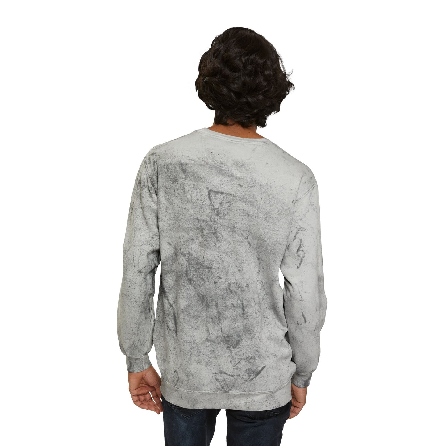 Sasha Marshall Logo Unisex Color Blast Crewneck Sweatshirt