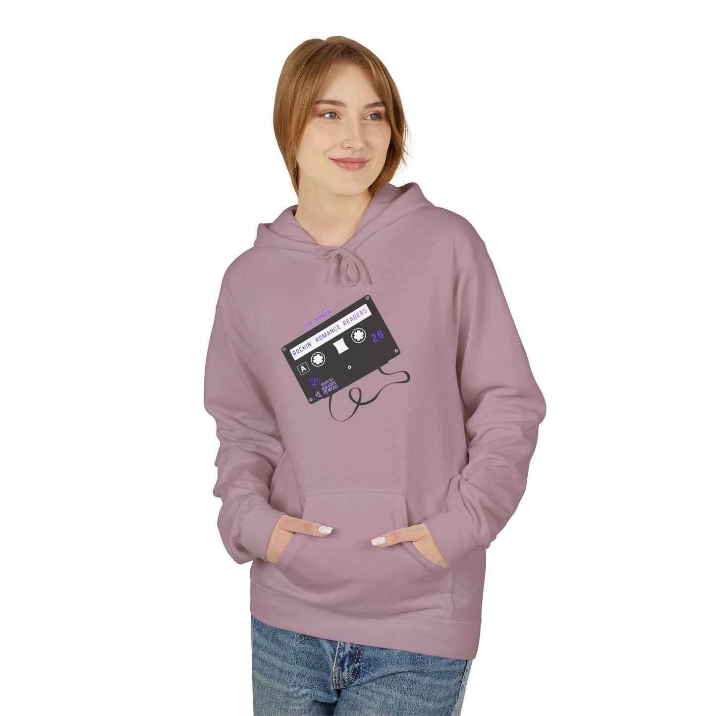 Rockin’ Romance Readers Unisex Midweight Softstyle Fleece Hoodie
