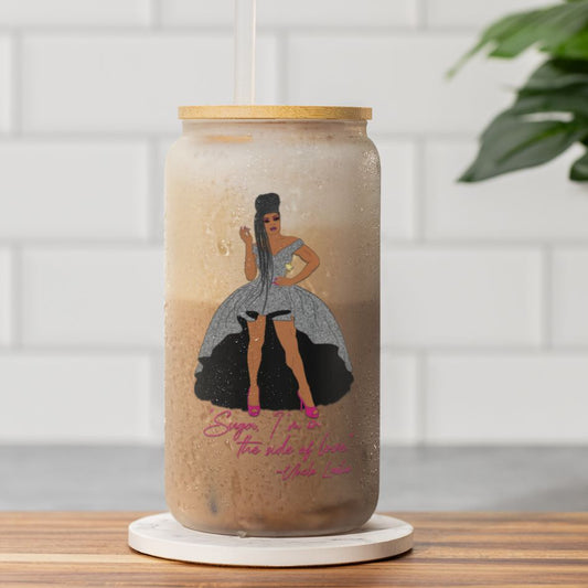 Uncle Leslie Libbey Glass Can