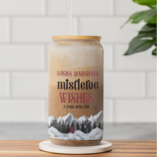 Mistletoe Wishes Cover Libbey Glass Can