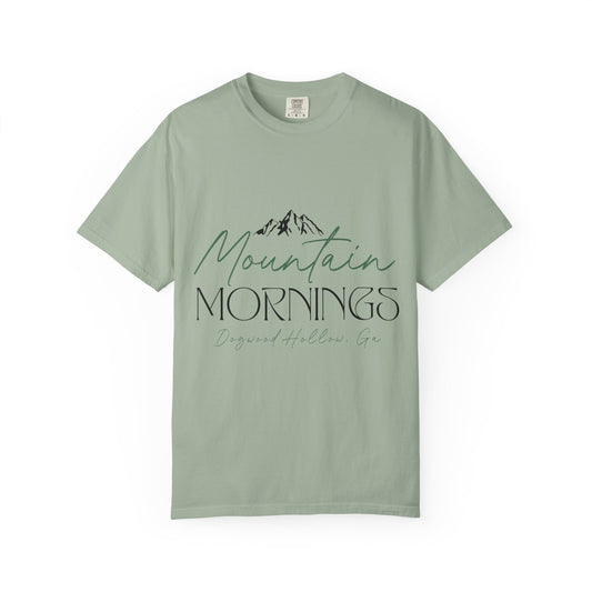 Mountain Mornings Unisex Garment-Dyed T-shirt