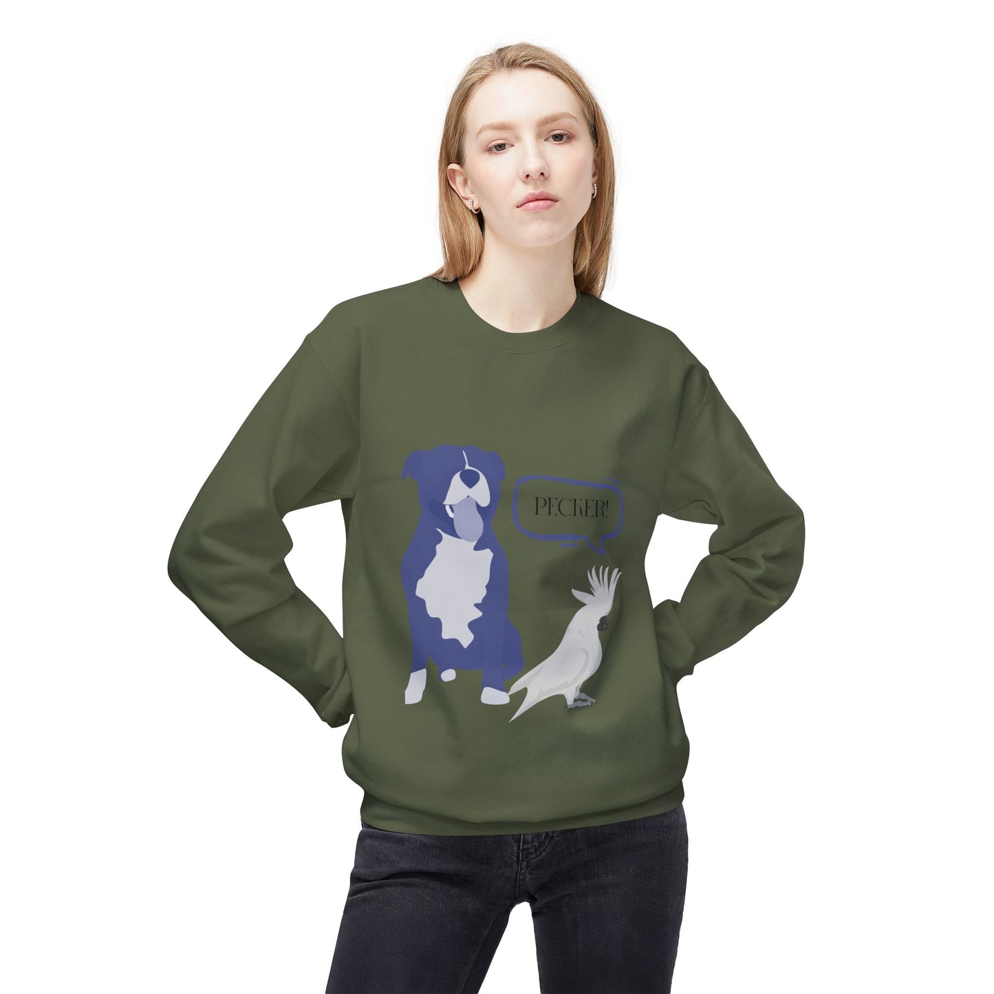 Horatio & Petunia Unisex Midweight Softstyle Fleece Crewneck Sweatshirt