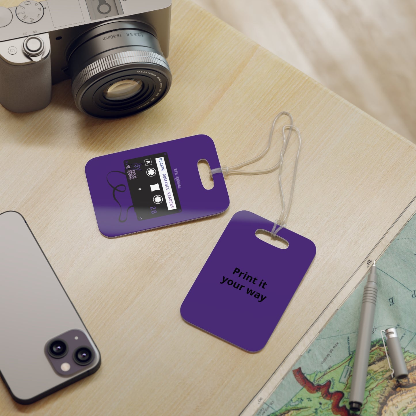 Rockin' Romance Readers Luggage Tags