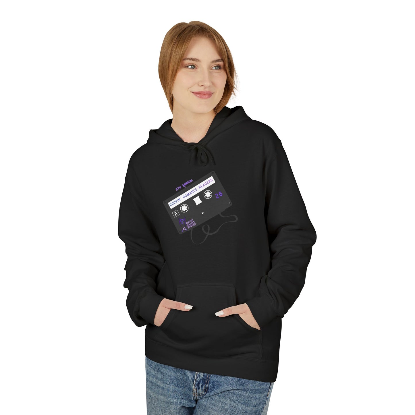 Rockin’ Romance Readers Unisex Midweight Softstyle Fleece Hoodie