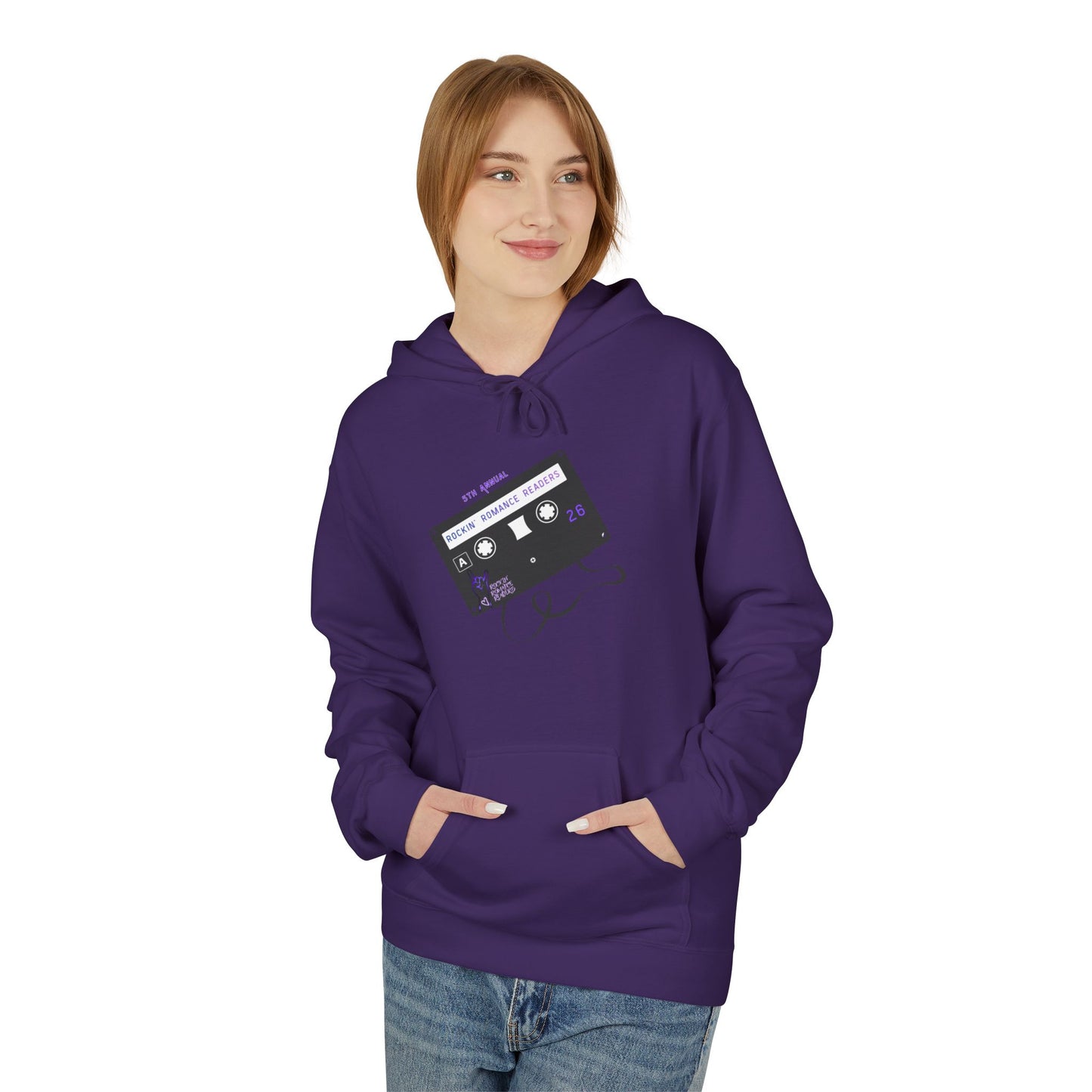 Rockin’ Romance Readers Unisex Midweight Softstyle Fleece Hoodie