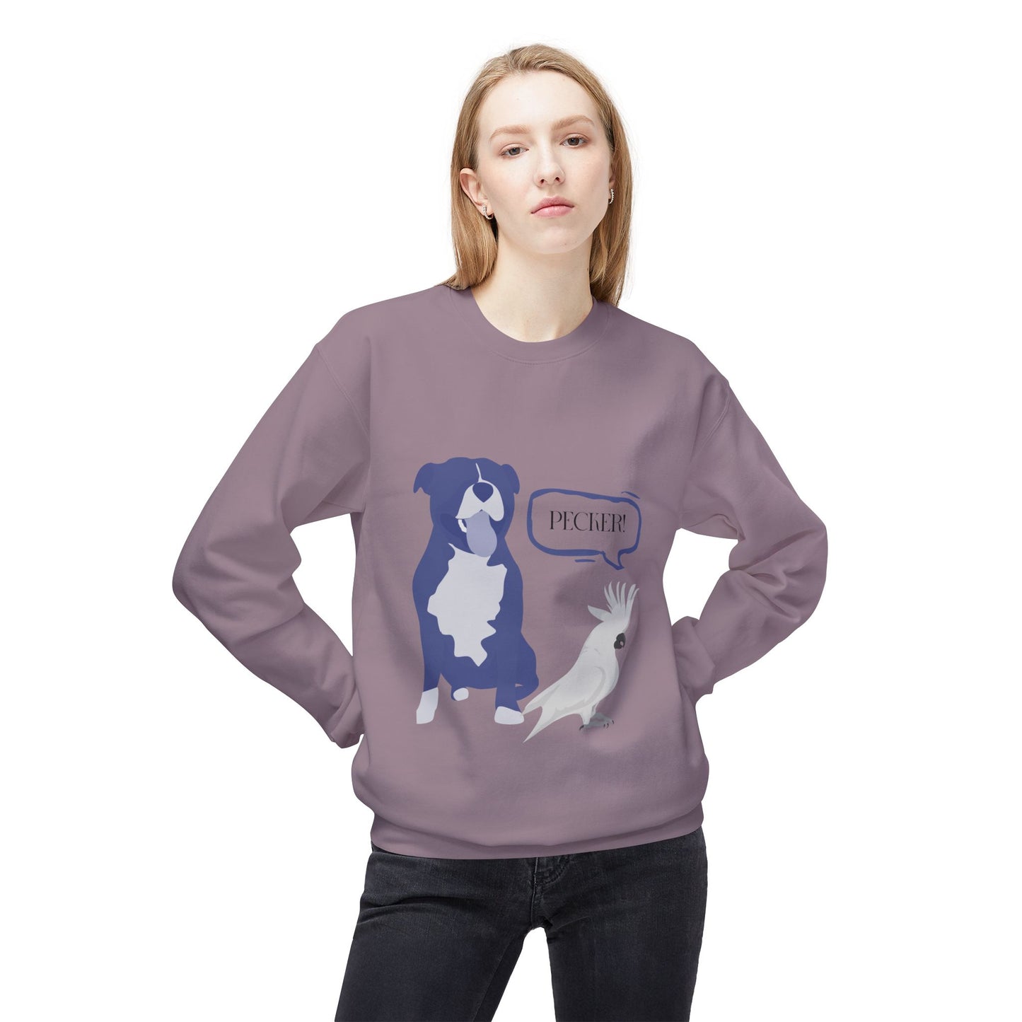 Horatio & Petunia Unisex Midweight Softstyle Fleece Crewneck Sweatshirt