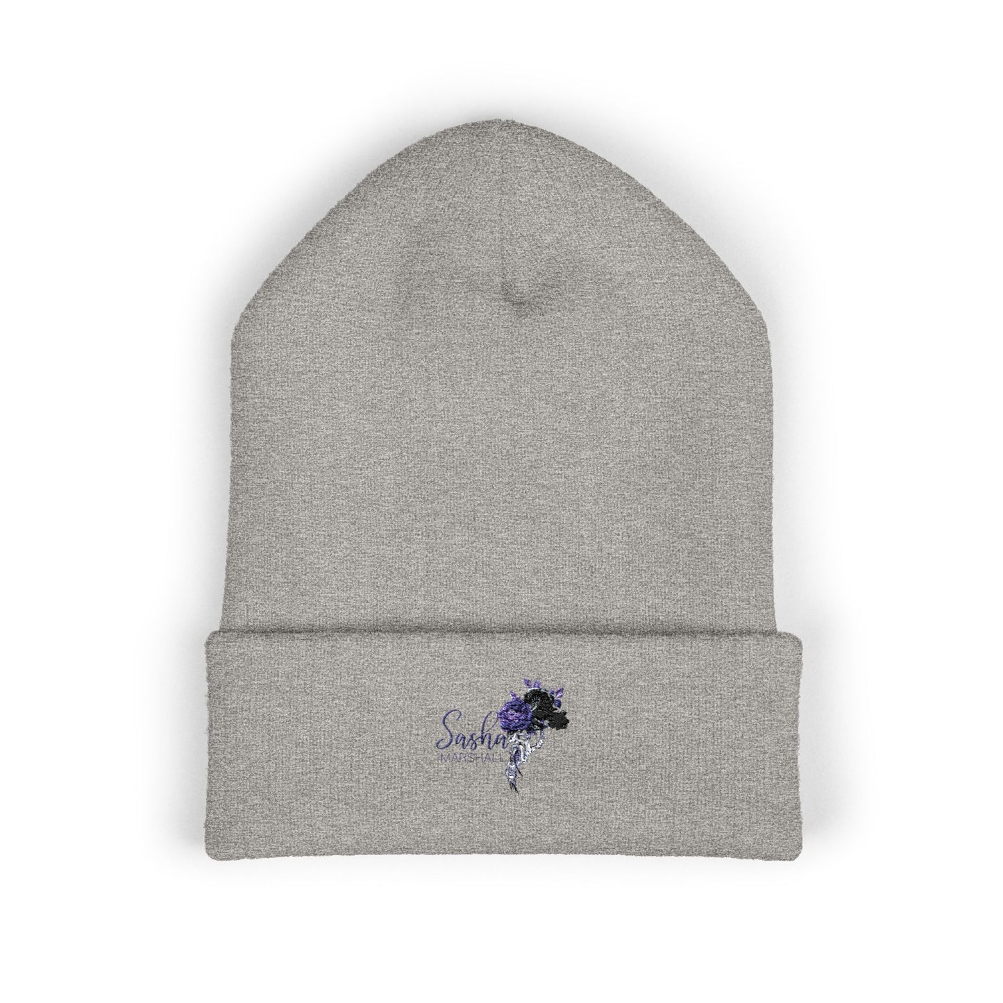 Sasha Marshall Classic Cuffed Beanie (Embroidery)