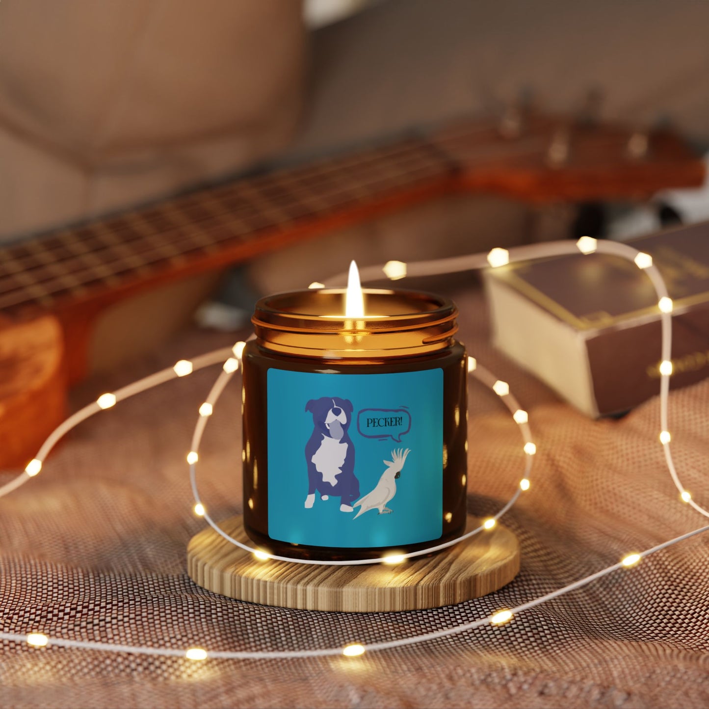 Horatio & Petunia Scented Soy Candle (Multi-Size, Amber Jar)