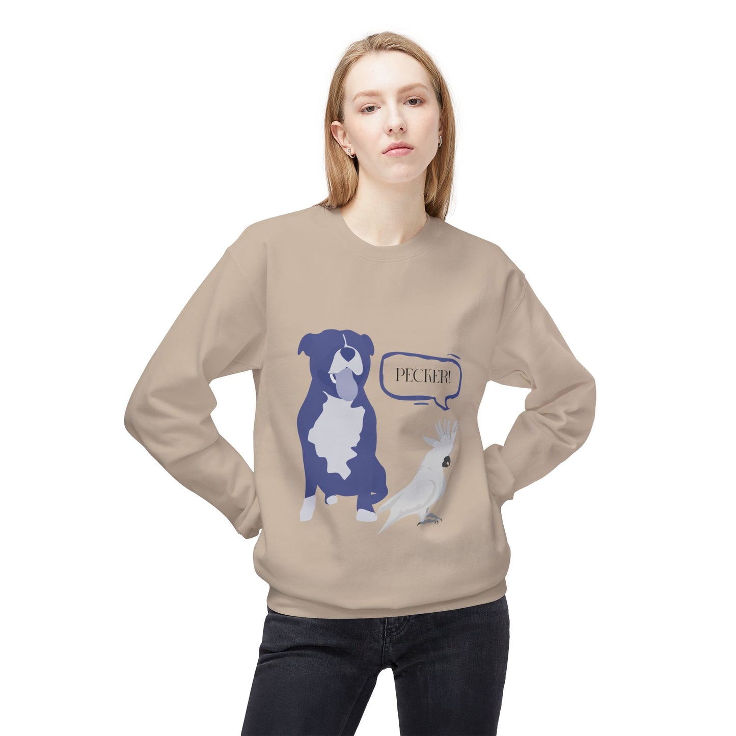 Horatio & Petunia Unisex Midweight Softstyle Fleece Crewneck Sweatshirt