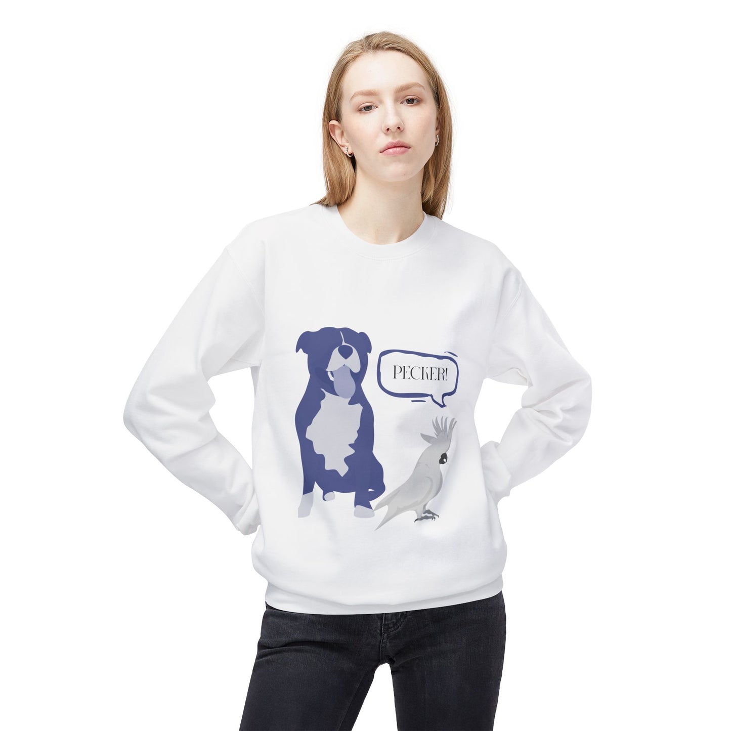 Horatio & Petunia Unisex Midweight Softstyle Fleece Crewneck Sweatshirt