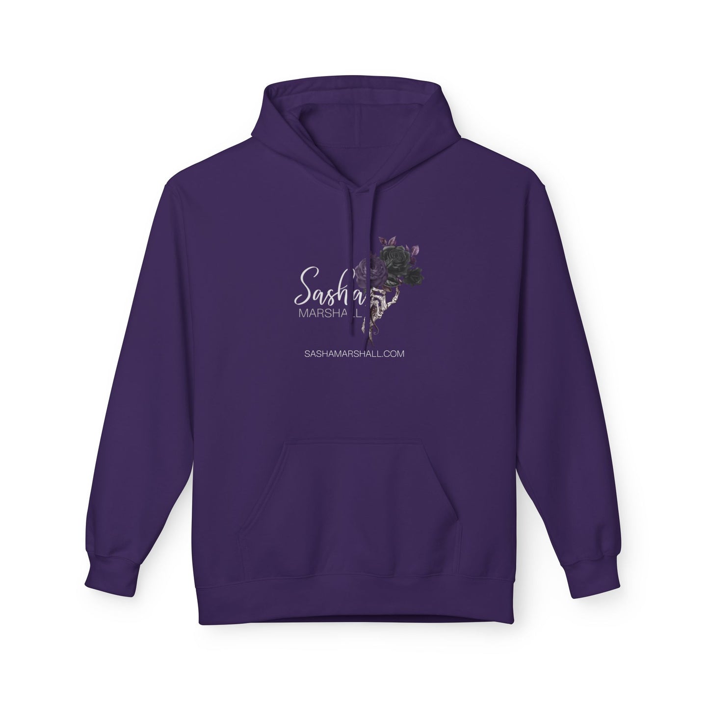 Sasha Marshall Logo Unisex Midweight Softstyle Fleece Hoodie