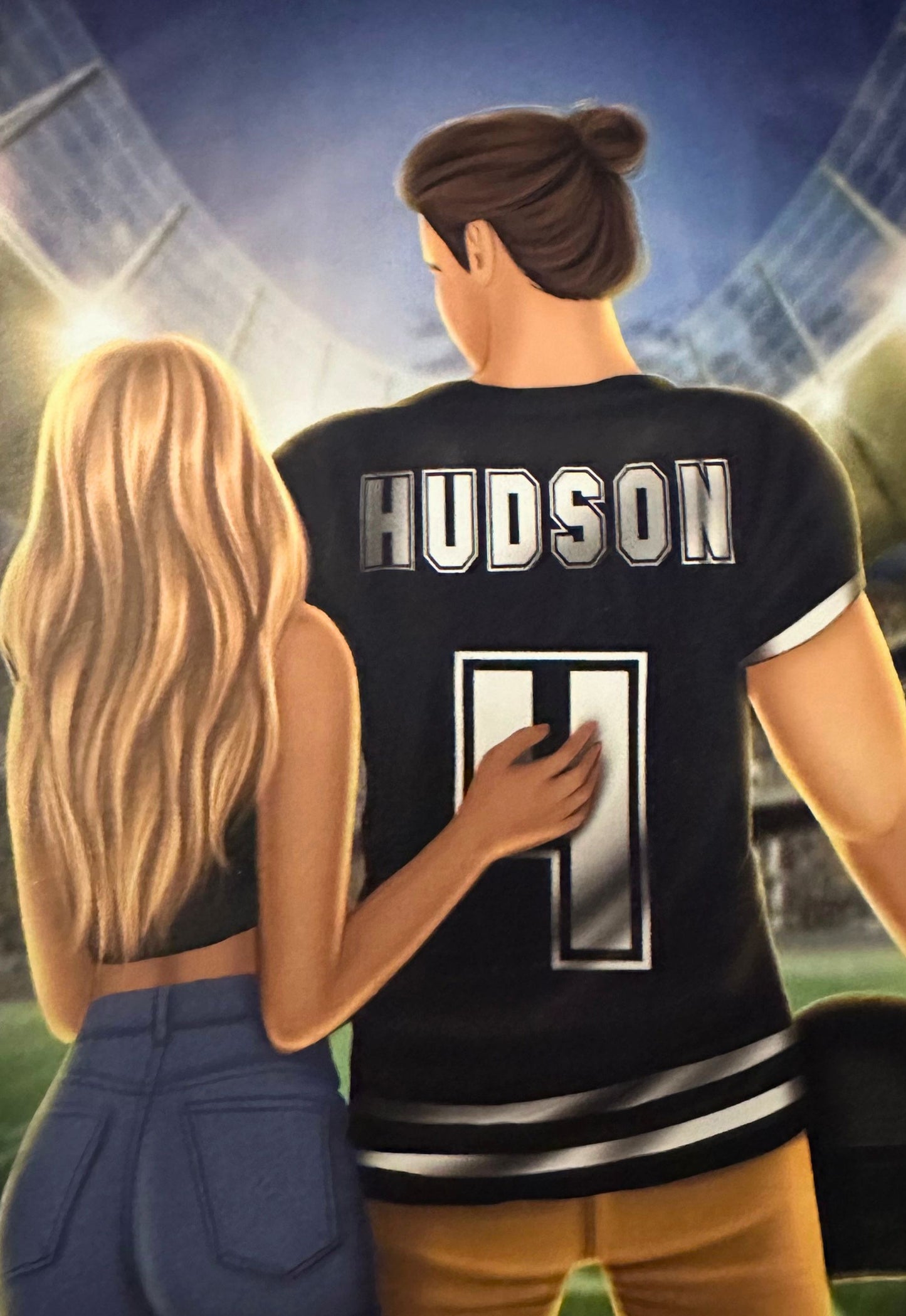 False Start Characters Art Print Zhanna & Bryant